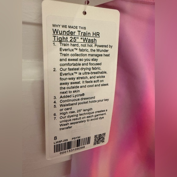 Lululemon Wunder Train HR Tight 25" *Wash 8 - Picture 4 of 4